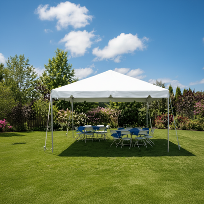 15' x 15' West Coast Frame Tent, 1 Piece Tent Top, Complete