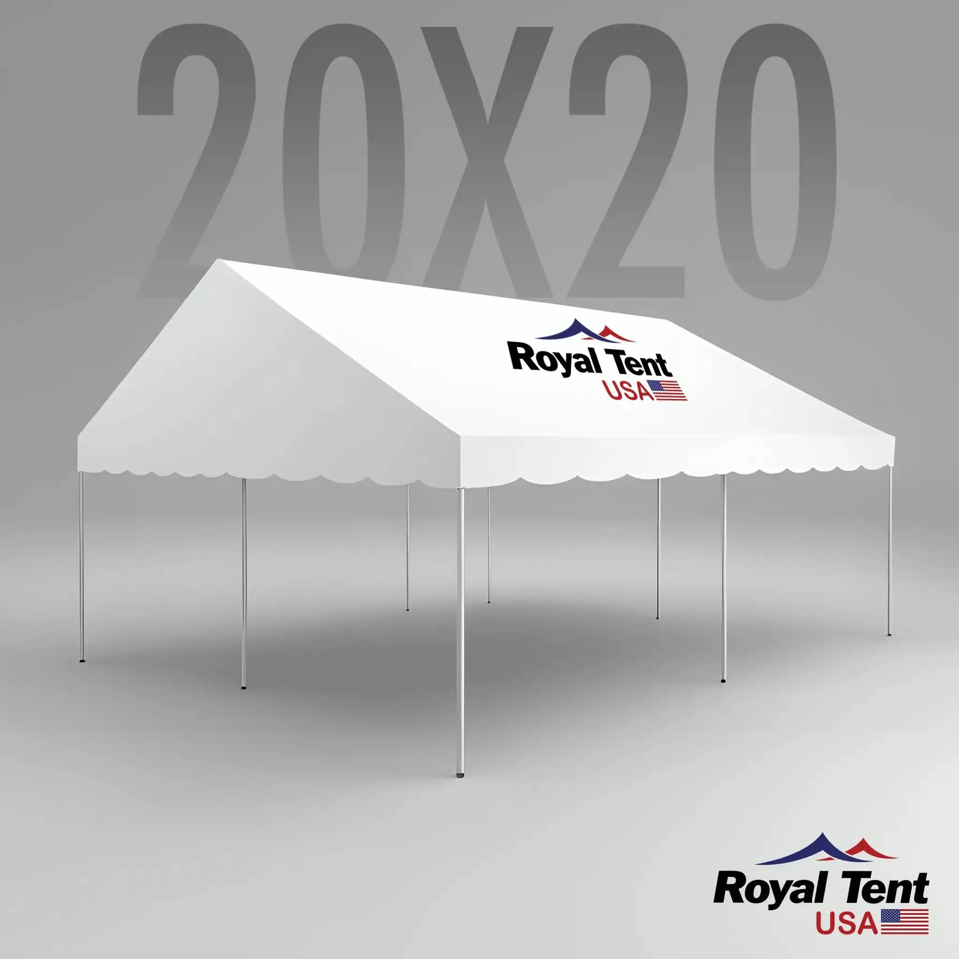 A-Frame Tent 20ftx20ft (6x6m) | Heavy-Duty Gable Tent for Events & Business