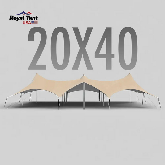 Stretch Tent 20x40ft (6x12m) MONTHLY DEAL