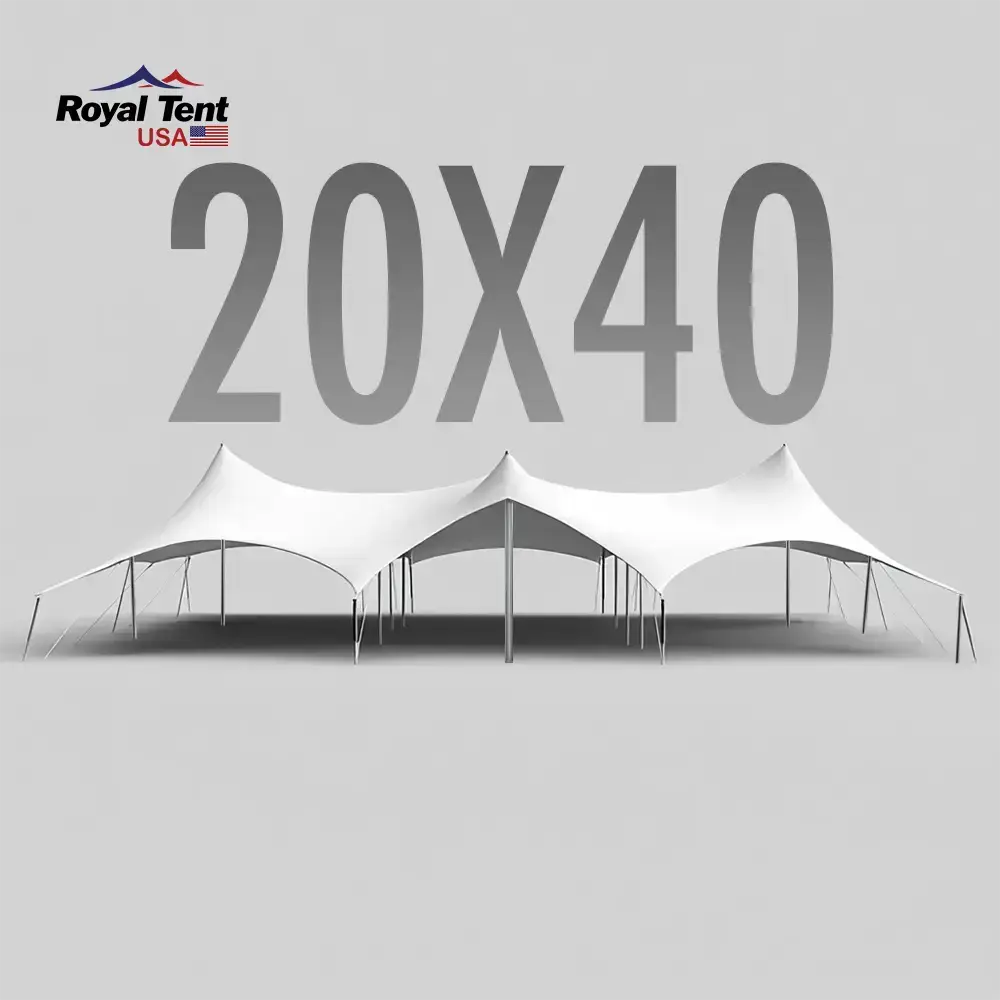 Stretch Tent 20x40ft (6x12m) Royal Tent USA
