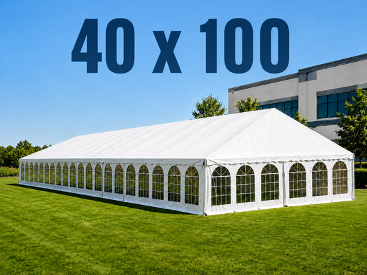 40' x 100' Sectional Frame Tent