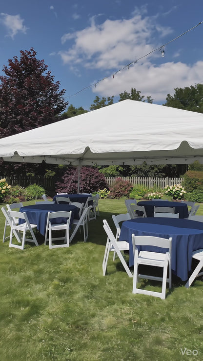15' x 15' West Coast Frame Tent, 1 Piece Tent Top, Complete